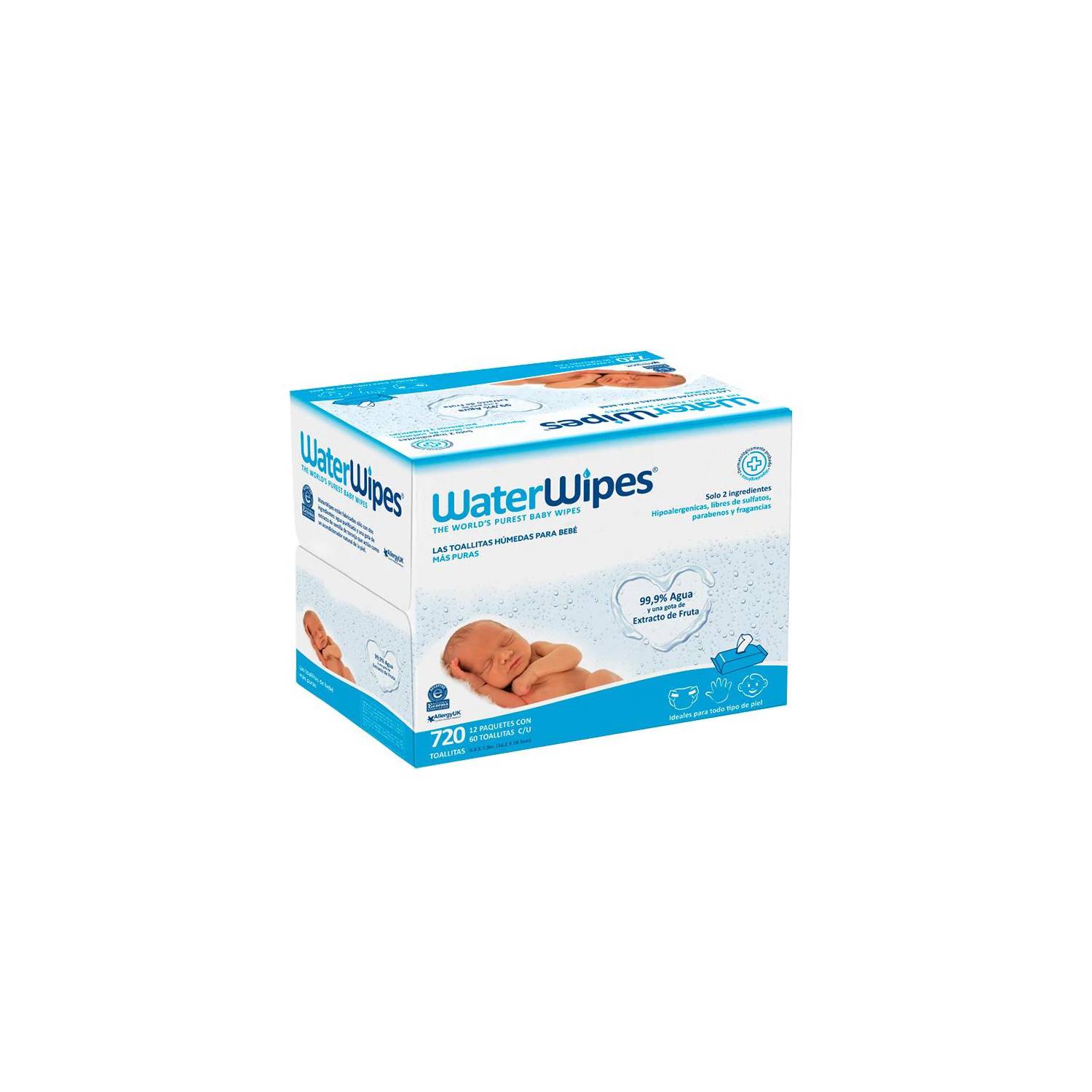 WaterWipes, Toallitas Húmedas Value Box Bio